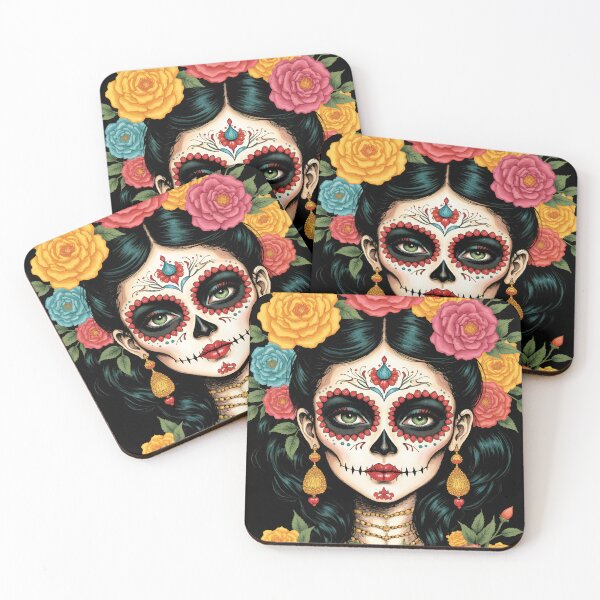 Item preview, Day of the Dead Art – Elegant Catrinas Art – Day of the Dead Inspired Illustration designed and sold by  Ojo de Lilith.