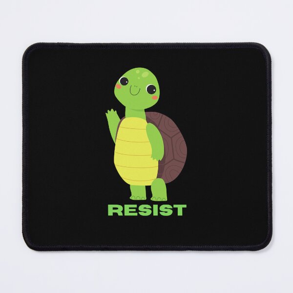 Item preview, Cute green and yellow turtle, RESIST designed and sold by CheekyGrace.