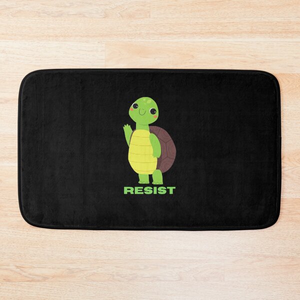 Item preview, Cute green and yellow turtle, RESIST designed and sold by CheekyGrace.