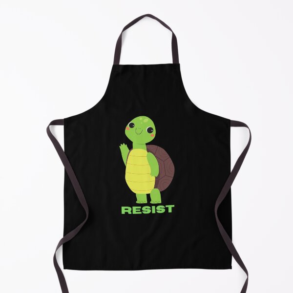 Item preview, Cute green and yellow turtle, RESIST designed and sold by CheekyGrace.
