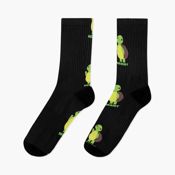 Item preview, Cute green and yellow turtle, RESIST designed and sold by CheekyGrace.