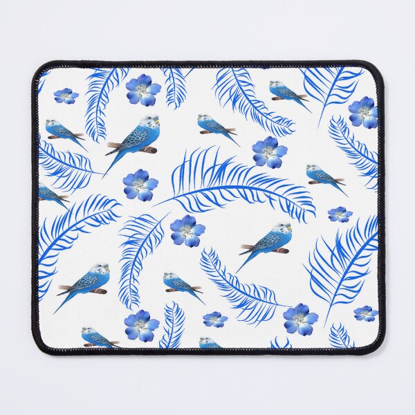 Item preview, Bluer than Blue Pattern Collection - Feathers and birds designed and sold by Dailywalker22.