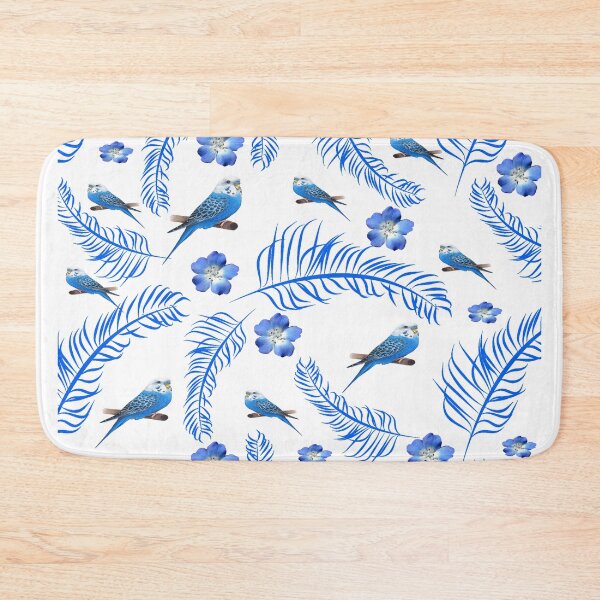 Item preview, Bluer than Blue Pattern Collection - Feathers and birds designed and sold by Dailywalker22.