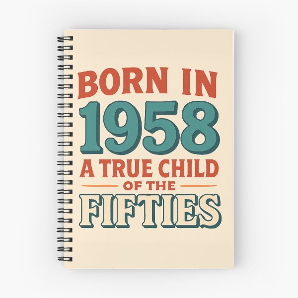 Item preview, Born in 1958 – A True Child of the Fifties designed and sold by TheWonkyEaselCo.