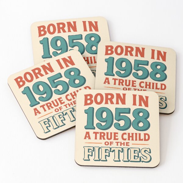 Item preview, Born in 1958 – A True Child of the Fifties designed and sold by TheWonkyEaselCo.