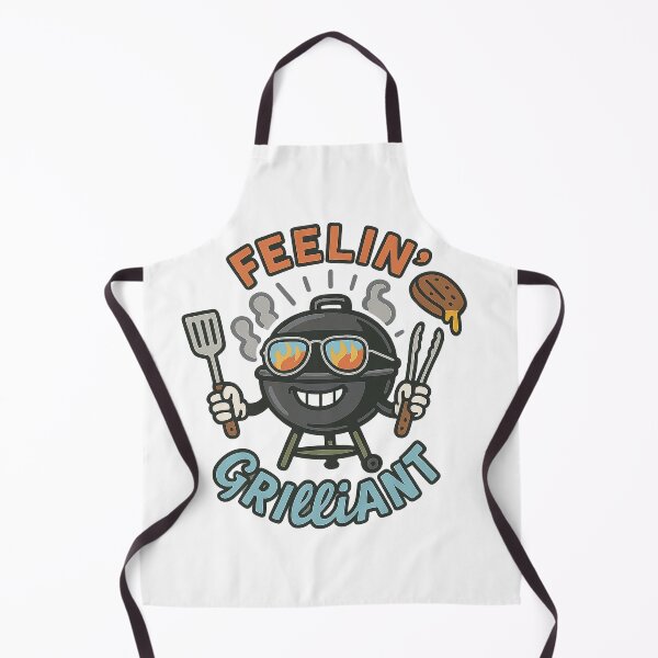 Item preview, Feelin' Grilliant – Funny BBQ Grill Pun designed and sold by shashtopia.