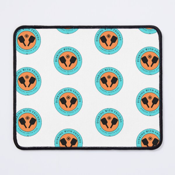 Item preview, Teal/Orange Dinking with Friends designed and sold by Picklenut1969.