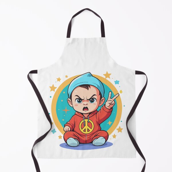 Item preview, Tiny Symbol of Strength. Baby’s Fierce Peace Pose designed and sold by Flux print.
