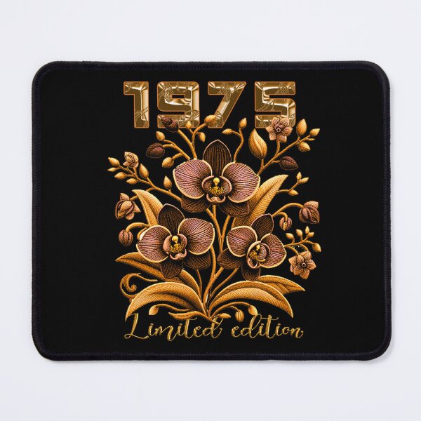 Item preview, Being Awesome Vintage 1975 - Birthday Golden flowers designed and sold by Bukhisz.