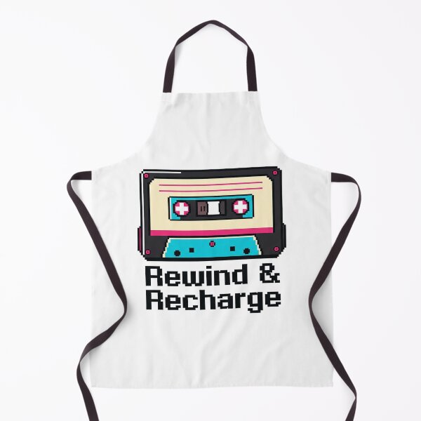Artikelvorschau, Zurückspulen und Aufladen – Retro Tech Nostalgie Tee entworfen und verkauft von shashtopia.