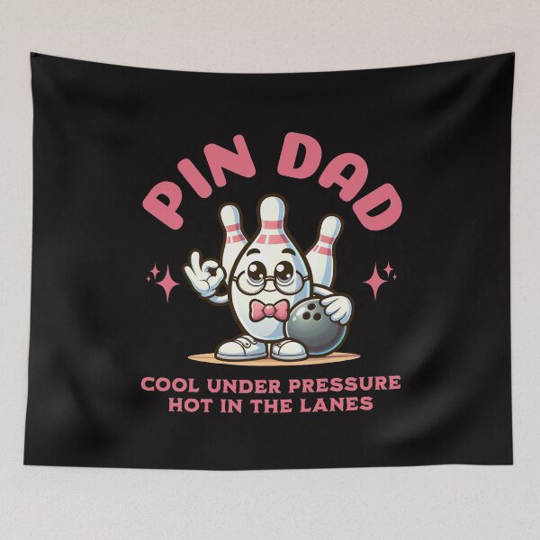 Item preview, Dad Bowling Shirt Pin Dad Unisex Tee, Papa Gift, Bowling Lover Shirt, Father's Day Gift, Funny Tee designed and sold by Orens POD.