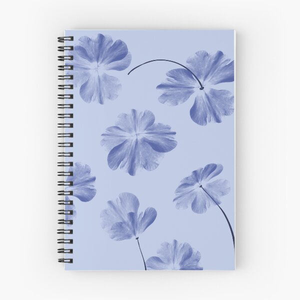 Item preview, Watercolor Blue Flower Pattern designed and sold by moonna designs.