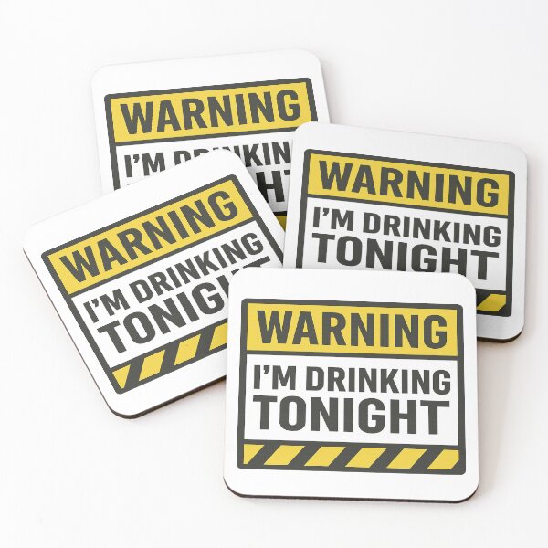 Item preview, Warning: I’m Drinking Tonight – Funny Party Shirt designed and sold by Petty print co.
