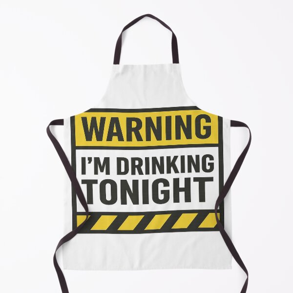 Item preview, Warning: I’m Drinking Tonight – Funny Party Shirt designed and sold by Petty print co.