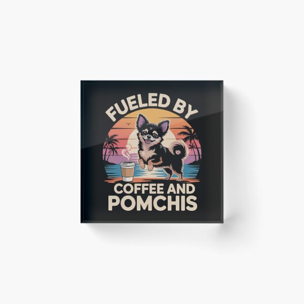 Item preview, Fueled by Coffee and Pomchis designed and sold by theartfulaspie.