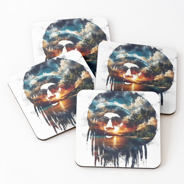 Item preview, Rasta with Jungle and Sunset - Roots Art designed and sold by SparkleVibes.