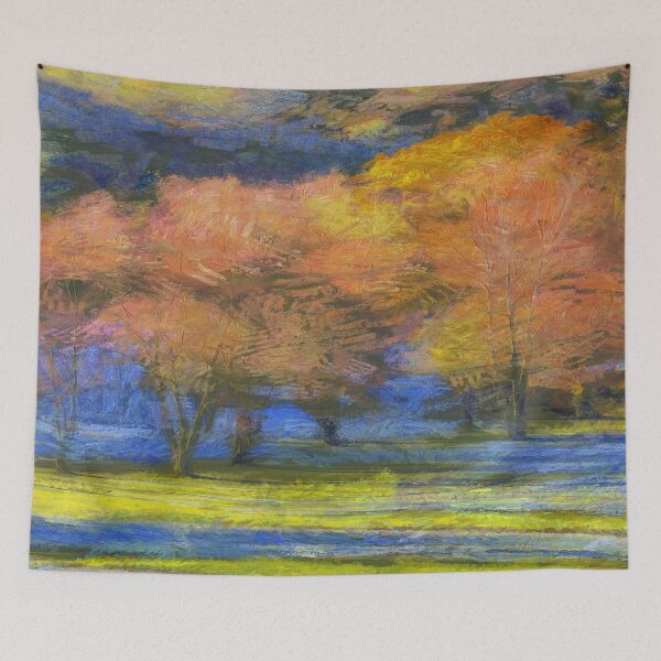 Item preview, Dartmoor Autumn Vista Van Gogh designed and sold by Londonimages.
