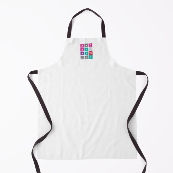 Item preview, Happy Birthday – Periodic Table Science Typography Design designed and sold by Rodney's Marketplace.