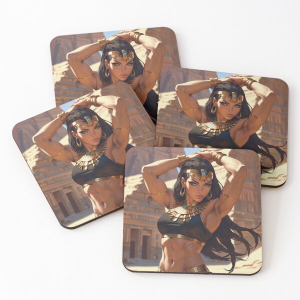 Item preview, The beautiful Egyptian Priestess anime art designed and sold by Vintage Designs +.