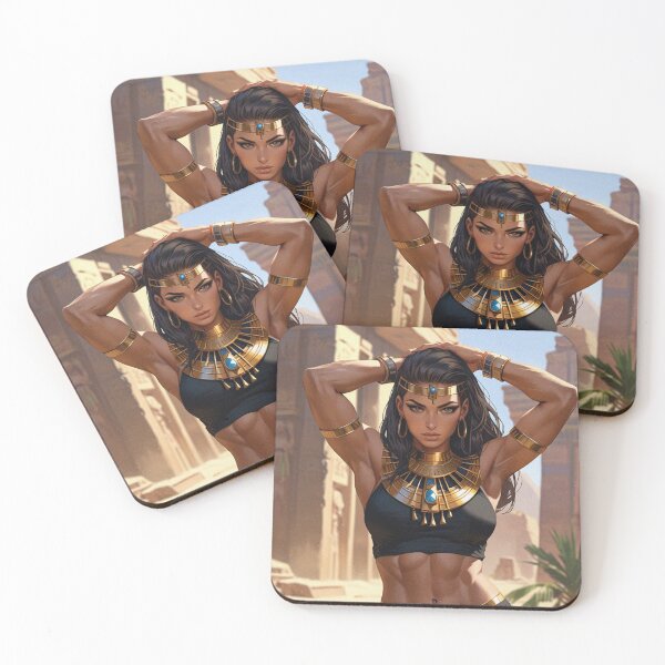 Item preview, The beautiful Egyptian Priestess anime art designed and sold by Vintage Designs +.