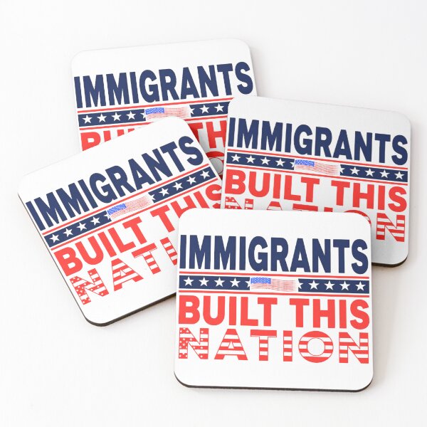 Item preview, Immigrants Built This Nation, USA, Politics designed and sold by Teetreasure2.