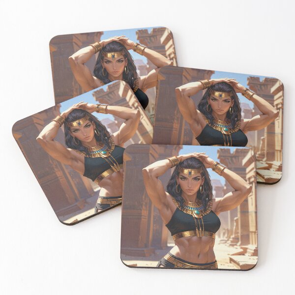 Item preview, The beautiful Egyptian Priestess anime art designed and sold by Vintage Designs +.