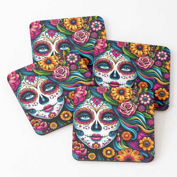 Item preview, Day of the Dead Inspired – Illustration Elegant Catrinas Art designed and sold by  Ojo de Lilith.
