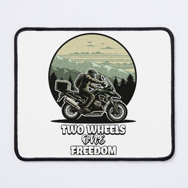 Item preview, Two wheels one freedom designed and sold by GoldPixelQueen.