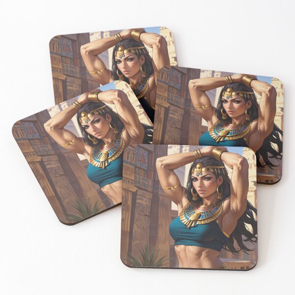 Item preview, The beautiful Egyptian Priestess anime art designed and sold by Vintage Designs +.