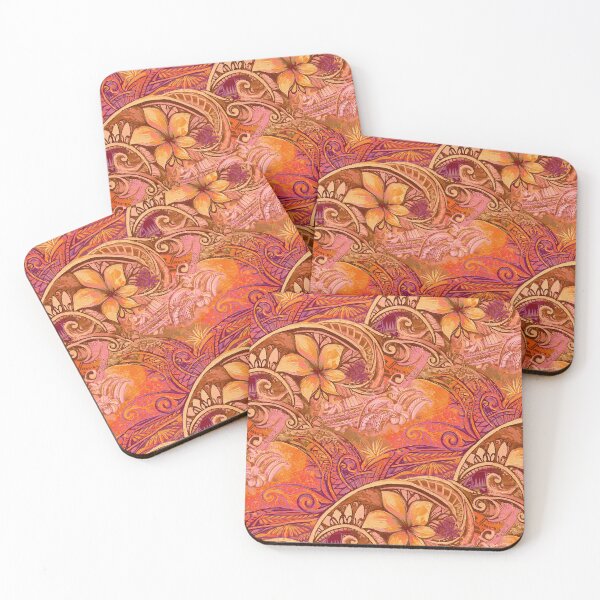 Item preview, Hawaiian Abstract Wave Art Print 0019 designed and sold by sunnthreads.