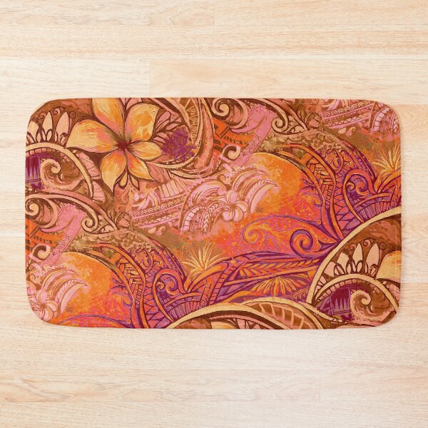 Item preview, Hawaiian Abstract Wave Art Print 0019 designed and sold by sunnthreads.