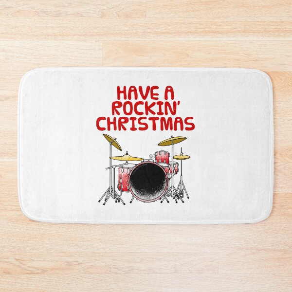 Item preview, Have A Rockin' Christmas, Drums Drummer Music Teacher designed and sold by doodlerob.