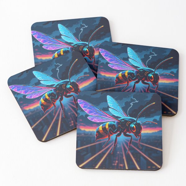 Item preview, Neon Tech Insect - Hornet designed and sold by DyruShop.