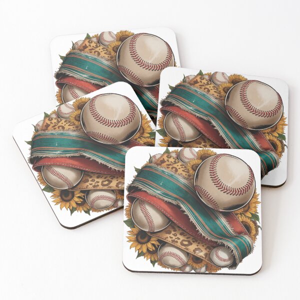 Item preview, Baseball Sunflower designed and sold by PatchMerch.