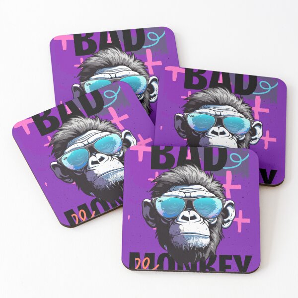 Item preview, Bad Monkey Cool Ape – Funky Sunglasses Urban Streetwear Design designed and sold by PCGraphicStudio.