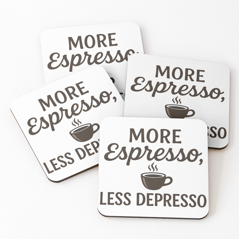 Item preview, Coasters (Set of 4) designed and sold by JavaJokeTees.