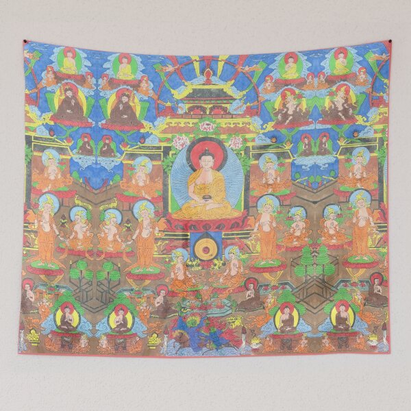 Item preview, Path to Enlightenment: A Vibrant Mandala of Buddhist Deities designed and sold by HyperionPacific.