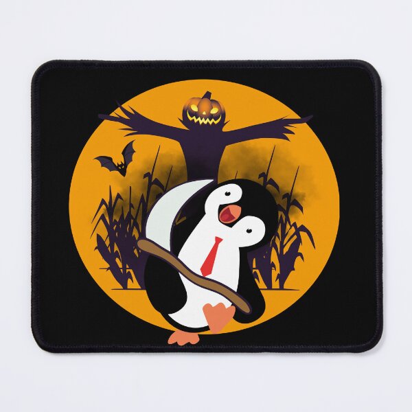 Item preview, Halloween Office Overload: Killer Penguin in a Tie designed and sold by UTkiKK.