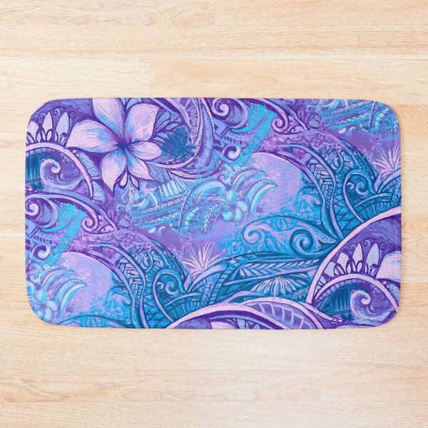 Item preview, Hawaiian Abstract Wave Art Print 0020 designed and sold by sunnthreads.