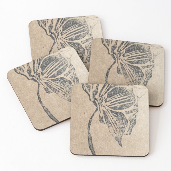 Item preview, Vintage trillium fade block print  designed and sold by jessrussell.