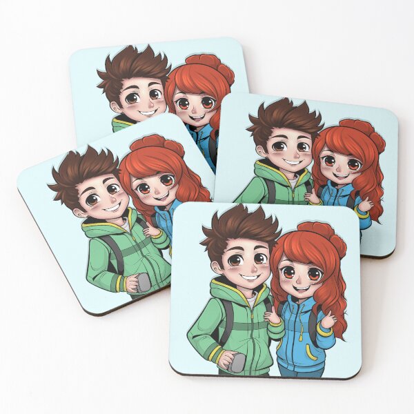 Item preview, Cute White Couple Illustration – Soft Romance Digital Drawing designed and sold by Lulunza.