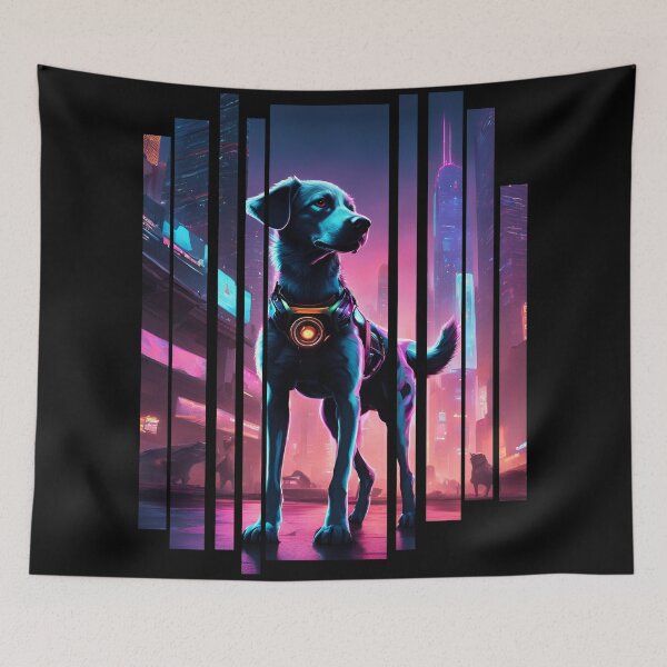 Item preview, Cyber dog whit neon City 2 designed and sold by Neon G.