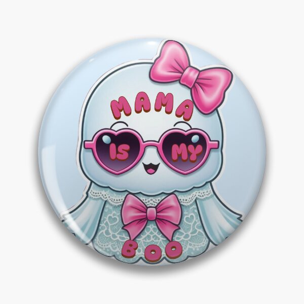 Item preview, Mama Is My Boo Cute Ghost Halloween Shirt for Moms and Spooky Season Lovers designed and sold by ArtDesignTp.