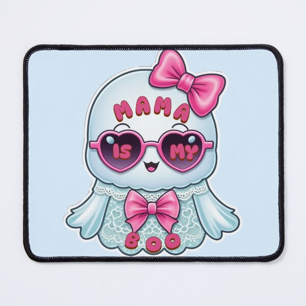 Item preview, Mama Is My Boo Cute Ghost Halloween Shirt for Moms and Spooky Season Lovers designed and sold by ArtDesignTp.