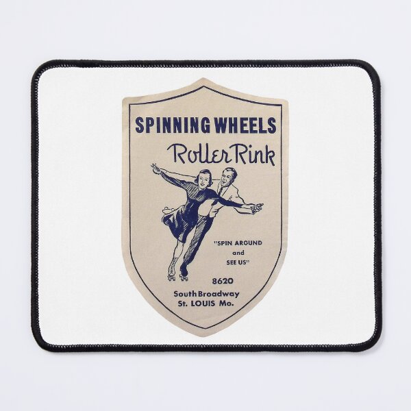 Item preview, Spinning Wheel Roller Rink St. Louis Missouri Roller Skating Rink Sticker Decal Label designed and sold by tislord.