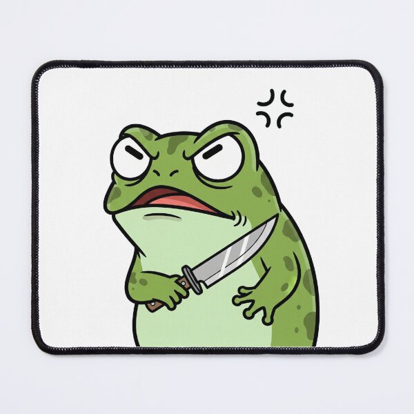 Item preview, Frog With Knife Meme Drawing designed and sold by 0bscurio.