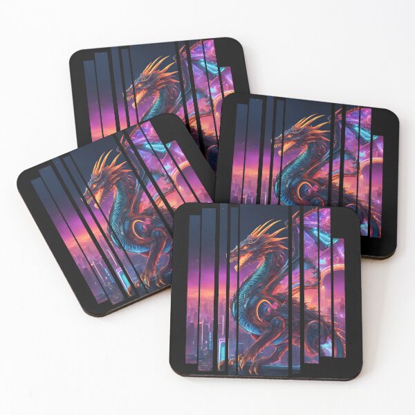 Item preview, Cyber neon City Dragon 1 designed and sold by Neon G.