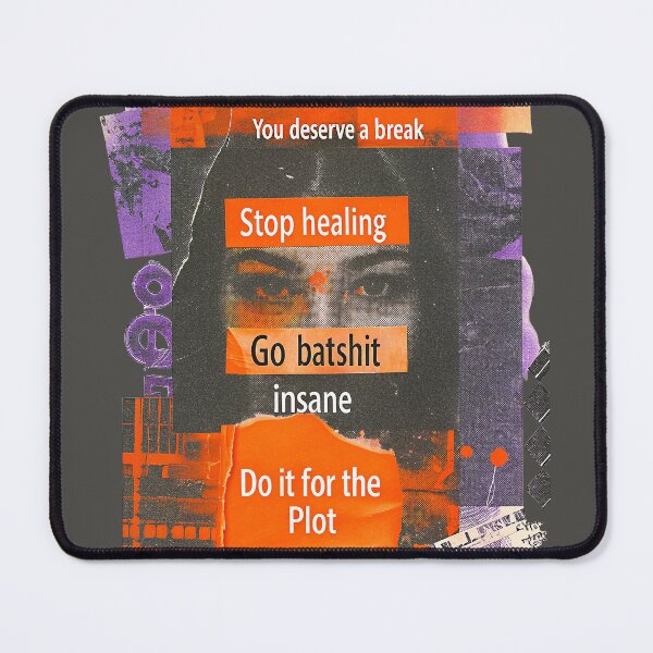 Item preview, Do It for the Plot – Chaos & Recovery Collage Poster designed and sold by pixelated_echoes.