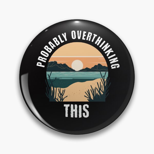 Item preview, Anxiety Overthinking Tee, Overthinker Tee, Mindfulness Shirt, Mental Health Awareness Top, Anxiety Relief Clothing designed and sold by Orens POD.