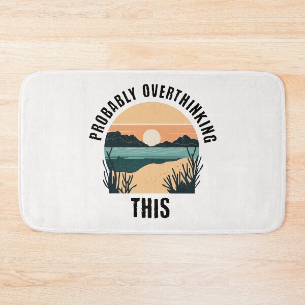 Item preview, Anxiety Overthinking Tee, Overthinker Tee, Mindfulness Shirt, Mental Health Awareness Top, Anxiety Relief Clothing designed and sold by Orens POD.